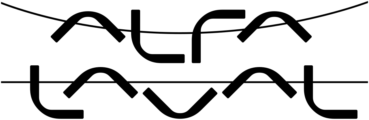 Alfa laval logo svart