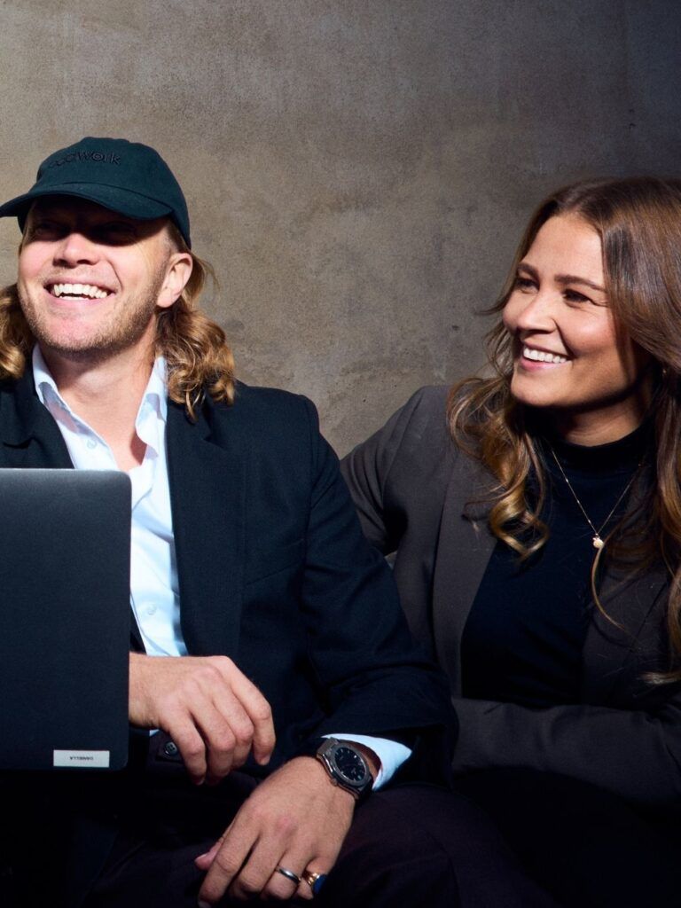 Charles Sinclair, Head of Employer branding & Daniella Ravan, CEO på Oddwork.