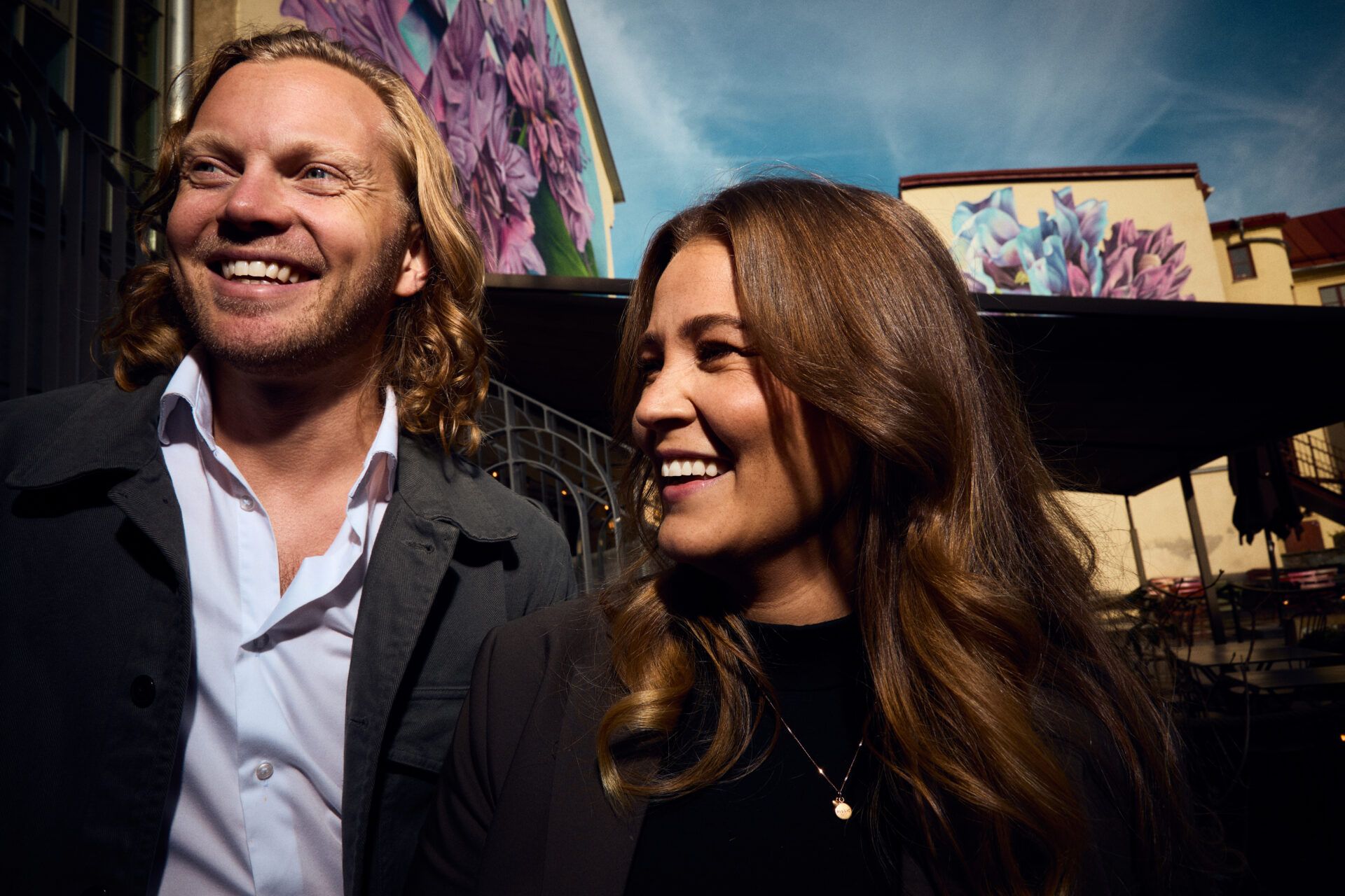 Charlie och Daniella, medarbetare på Oddwork.