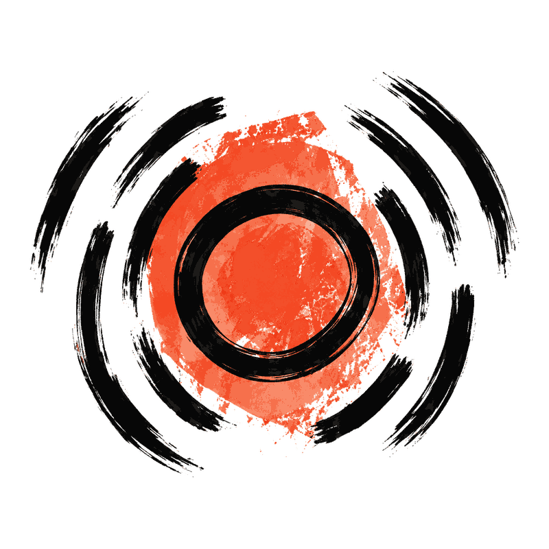 Illustration: koncentriska cirklar som symboliserar employer branding